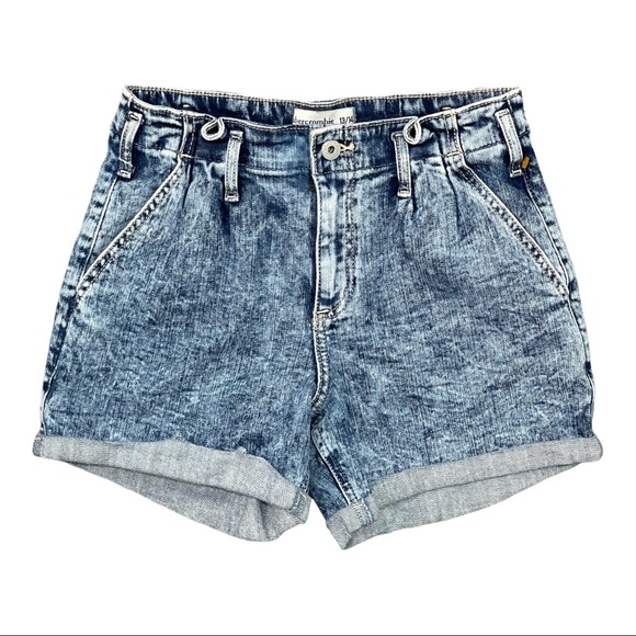 abercrombie kids Other - Abercrombie Kids Y2K Acid Wash High Waisted Shorts Size 13/14